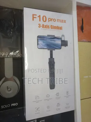 F10 Pro Max 3 Axis Gimbal With Anti-Shake Mechanism.