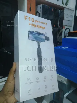 F10 Pro Max 3 Axis Gimbal With Anti-Shake Mechanism.
