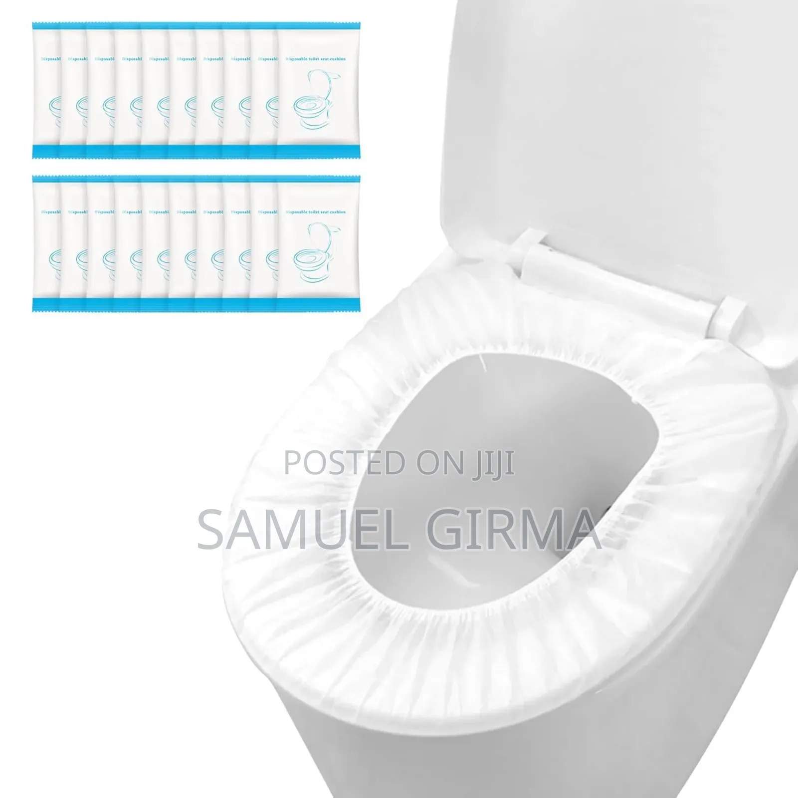 በቦርሳ ይዞ ለመንቀሳቀስ አመቺ(ቦታ ማይዝ) 20pc Disposable Toilet Seat Cover