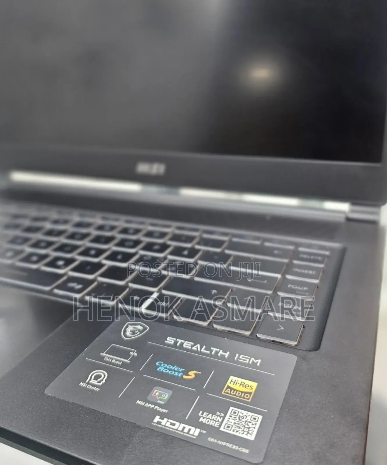 New Laptop MSI GF63 16GB Intel Core I7 SSD 1T