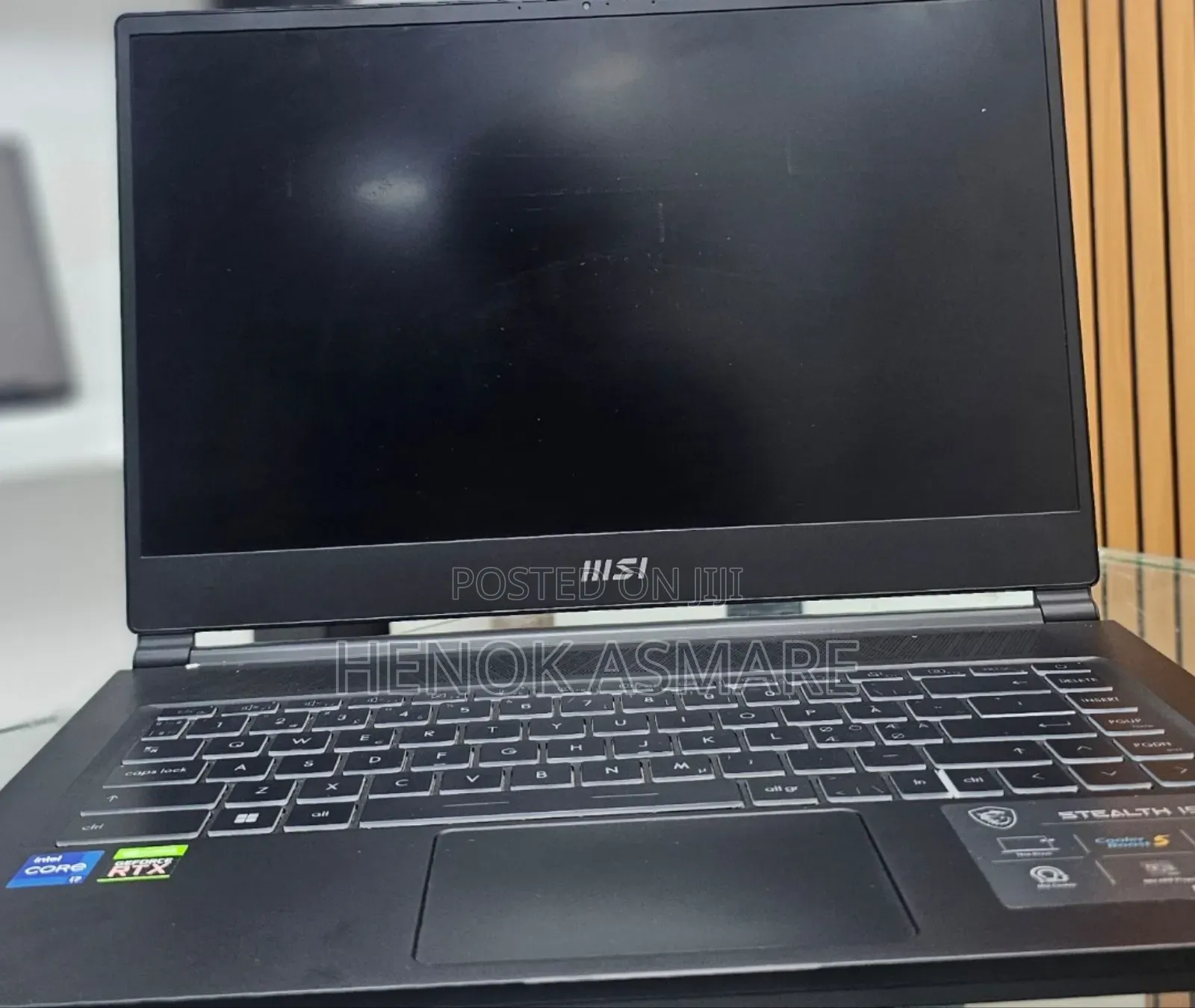 New Laptop MSI GF63 16GB Intel Core I7 SSD 1T