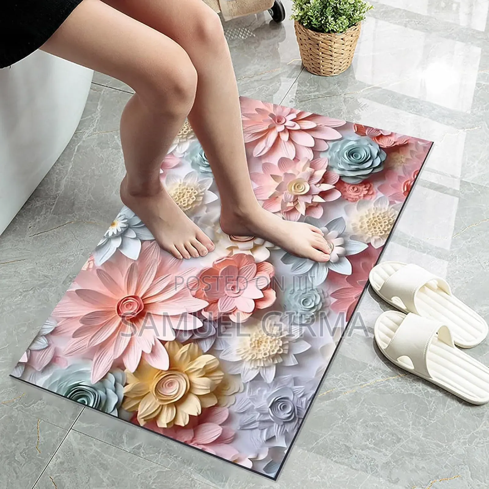 Soft Anti-Slip Water Absorbent Super Bathroom Rugs