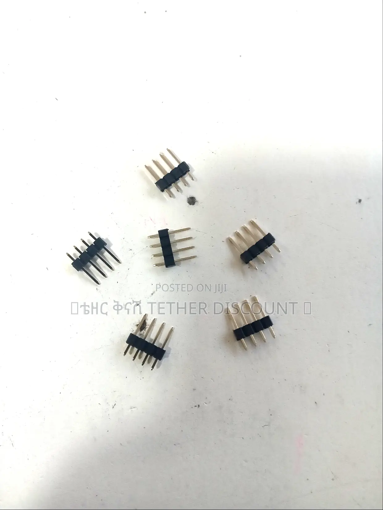 250v3a Throgh Hole Pin Header 2.5mm 4p 6mm-40%C+105%3m 2.54mm 1black