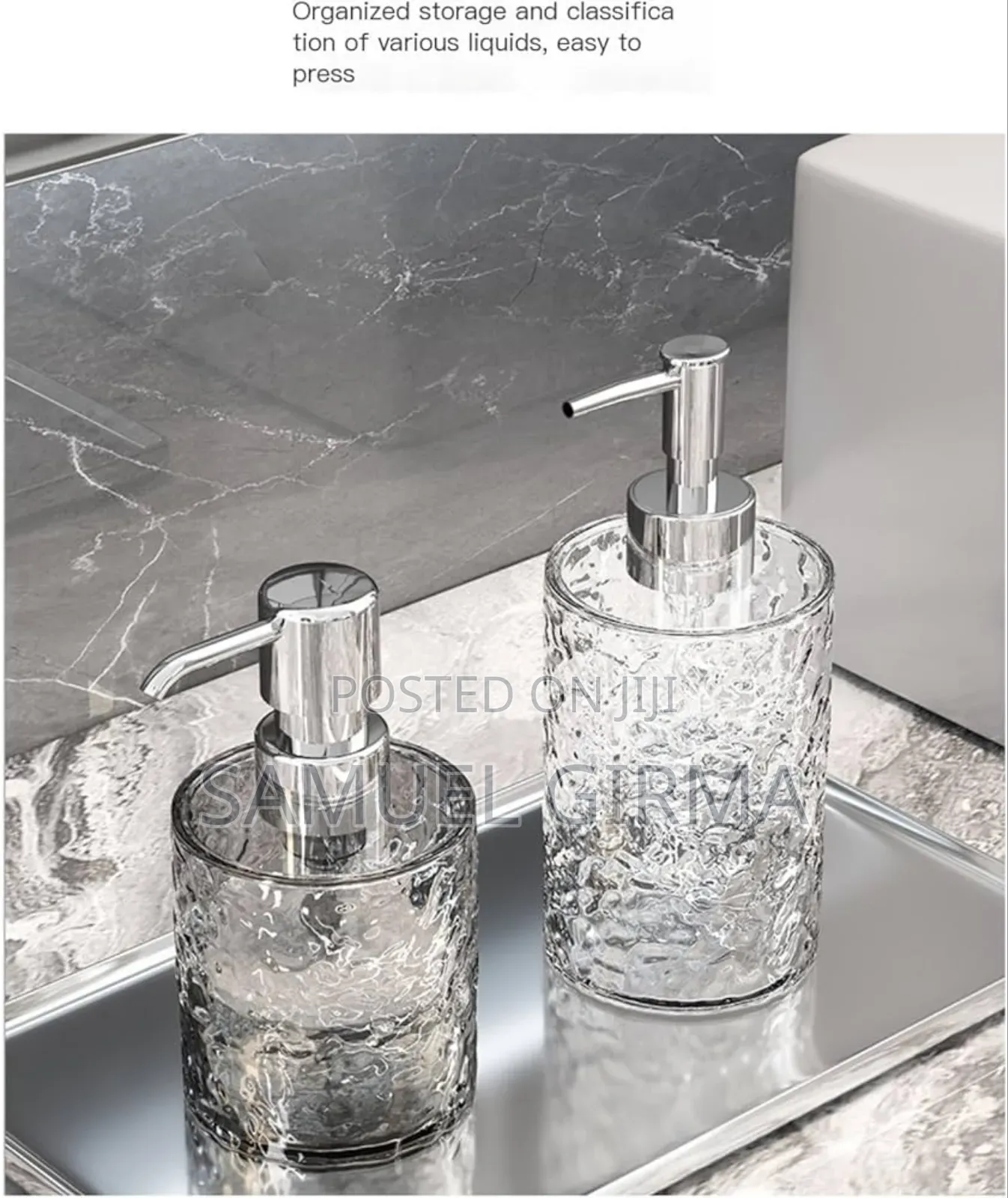 ሳሙና እና ሻምፖ መቀነሻ Aclyric Soap and Shampoo Dispenser