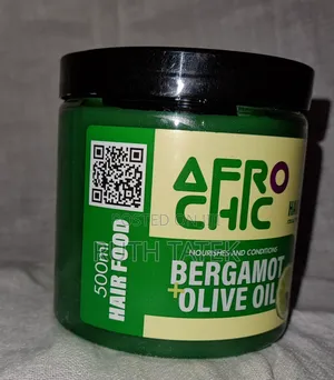 Afrochic Bergamot + Olive Oil Hair Food