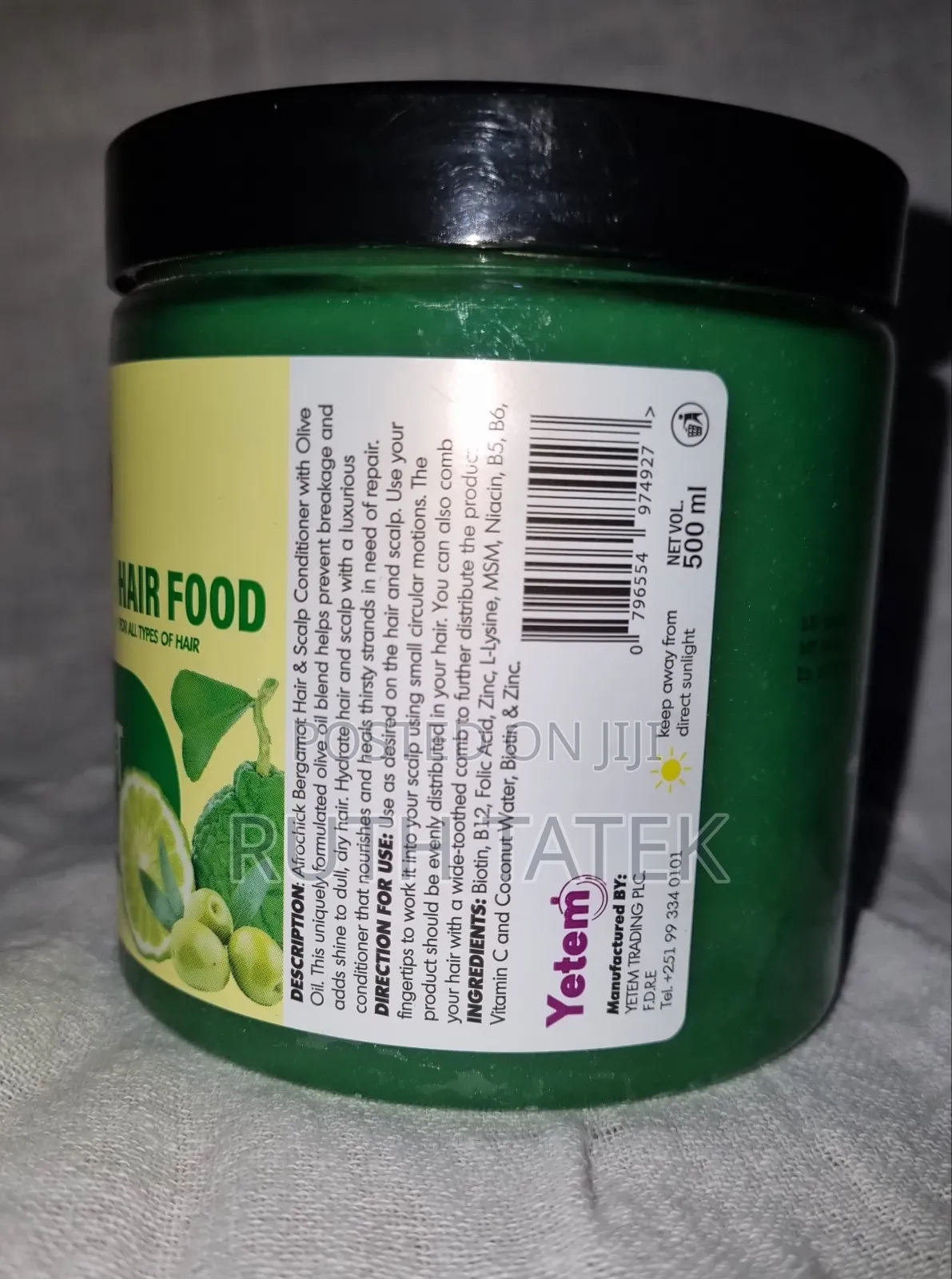 Afrochic Bergamot + Olive Oil Hair Food