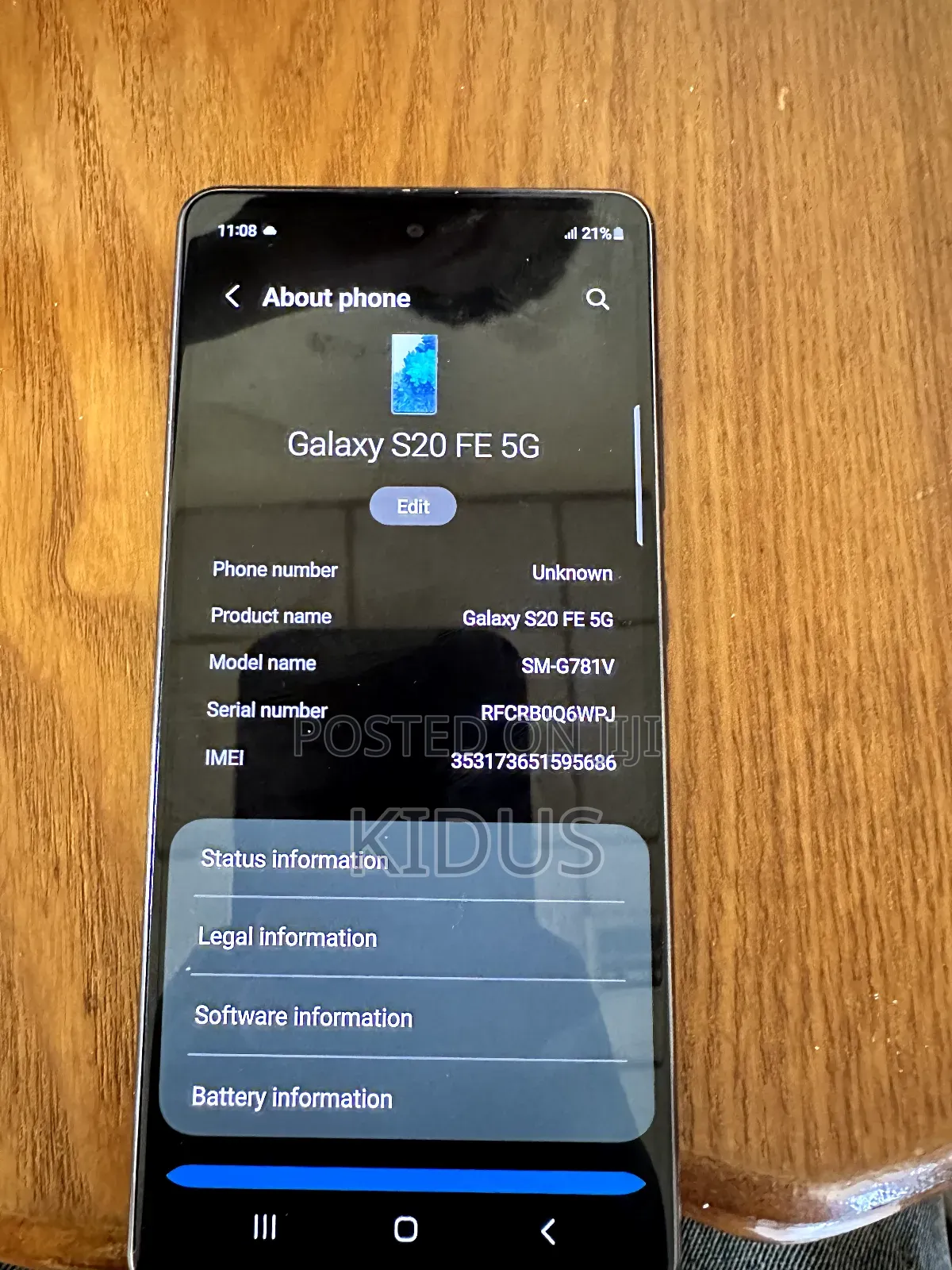 Samsung Galaxy S20 FE 128 GB Blue