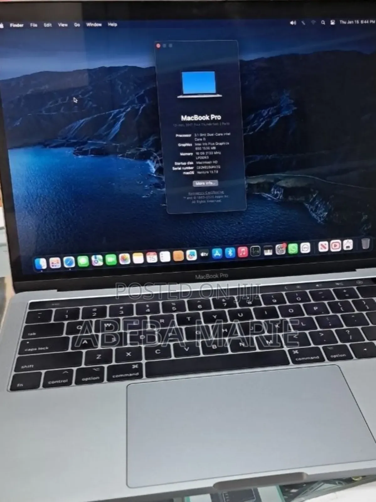 New Laptop Apple MacBook Pro 2017 16GB Intel Core I5 SSD 256GB