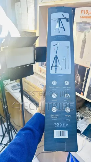 Jmary Tripod 1.79m እስከ 2m የሚረዝም ለስልክና ለካሜራ የሚሆን