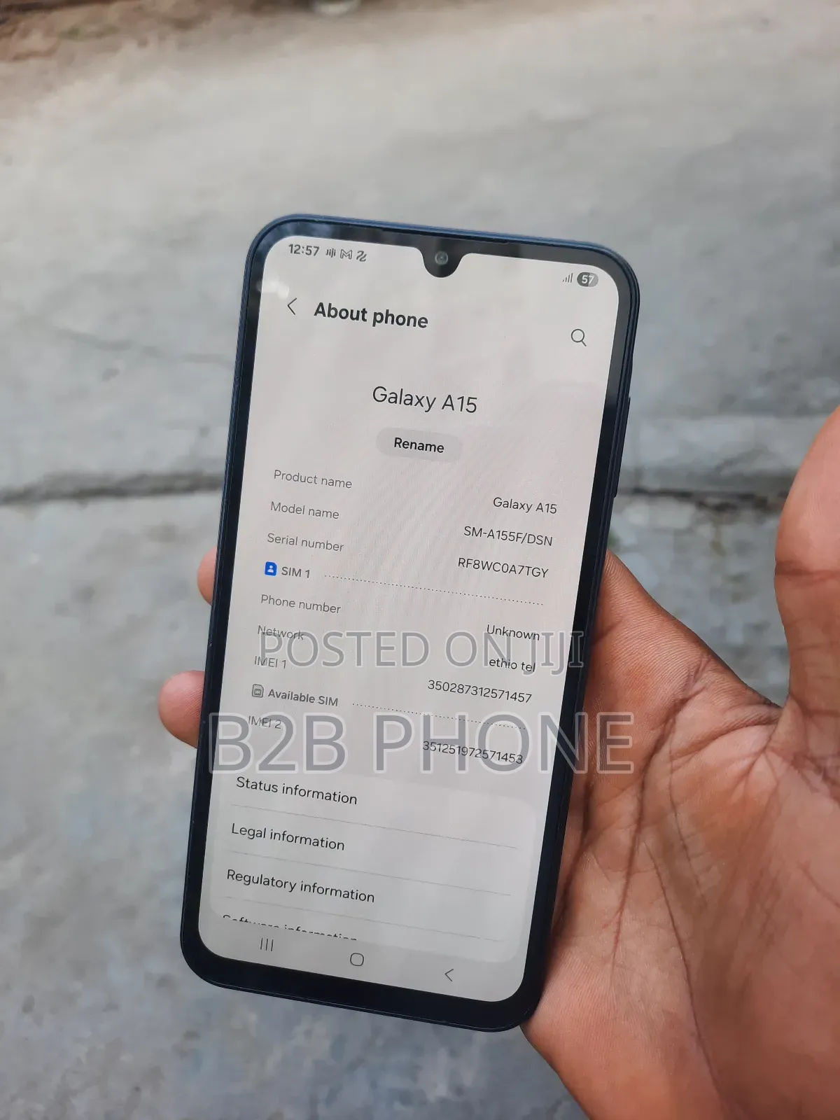 Samsung Galaxy A15 128 GB Blue