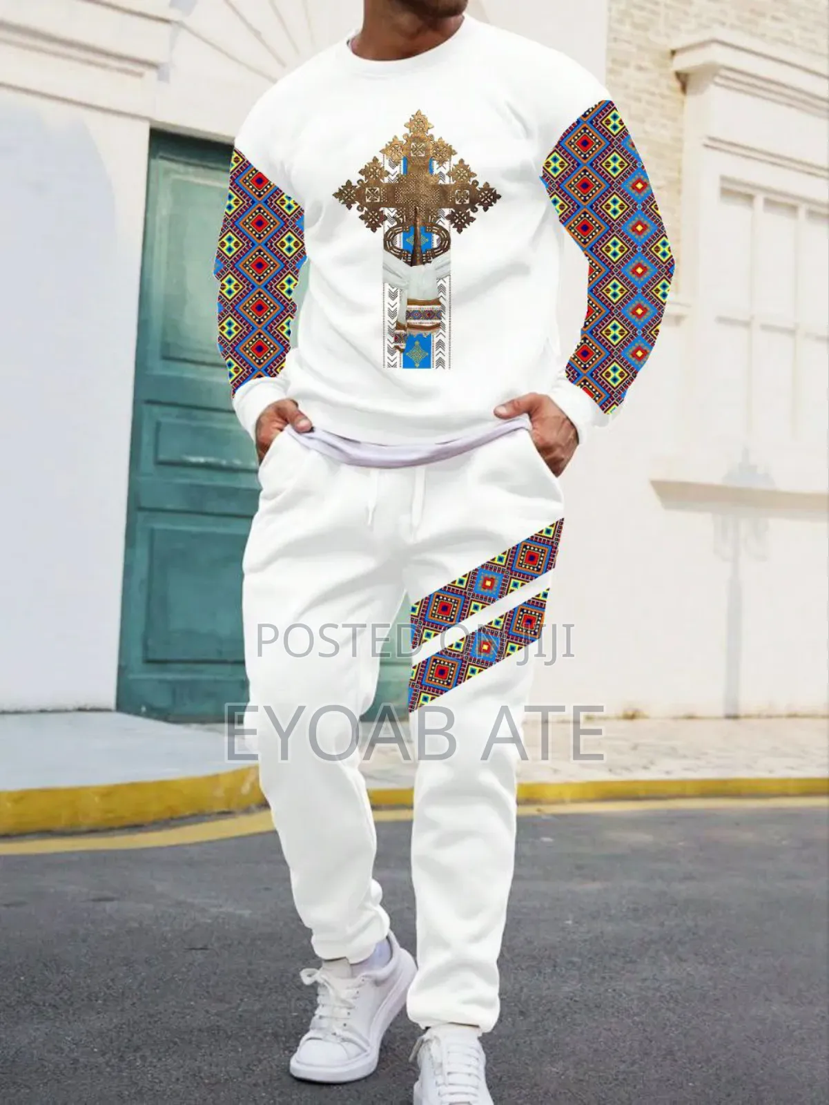 የጥምቀት ሹራብ እና ቱታ