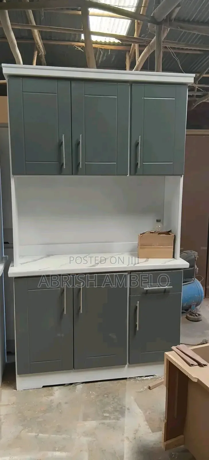 Gray Cabinet Kitchen Addis Ababa Transport Free