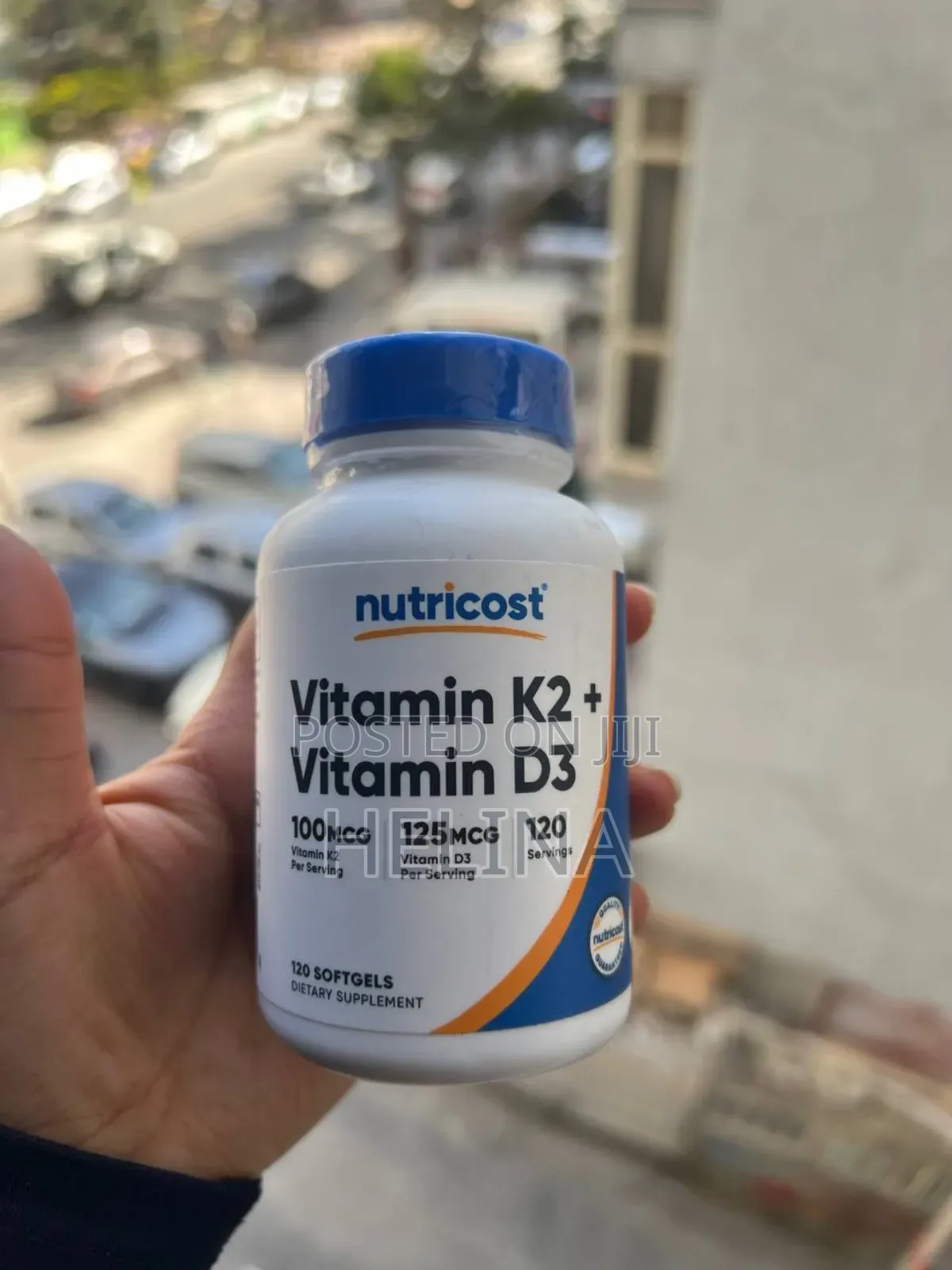 Vitamink2 + Vitamind3 120softgels 100 MCG Vitamin 125mcg Vitamin D3