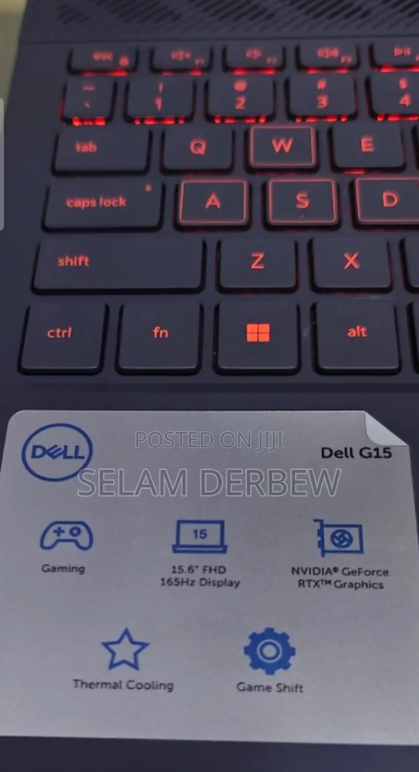 New Laptop Dell G15 5511 16GB AMD Ryzen 7 SSD 512GB