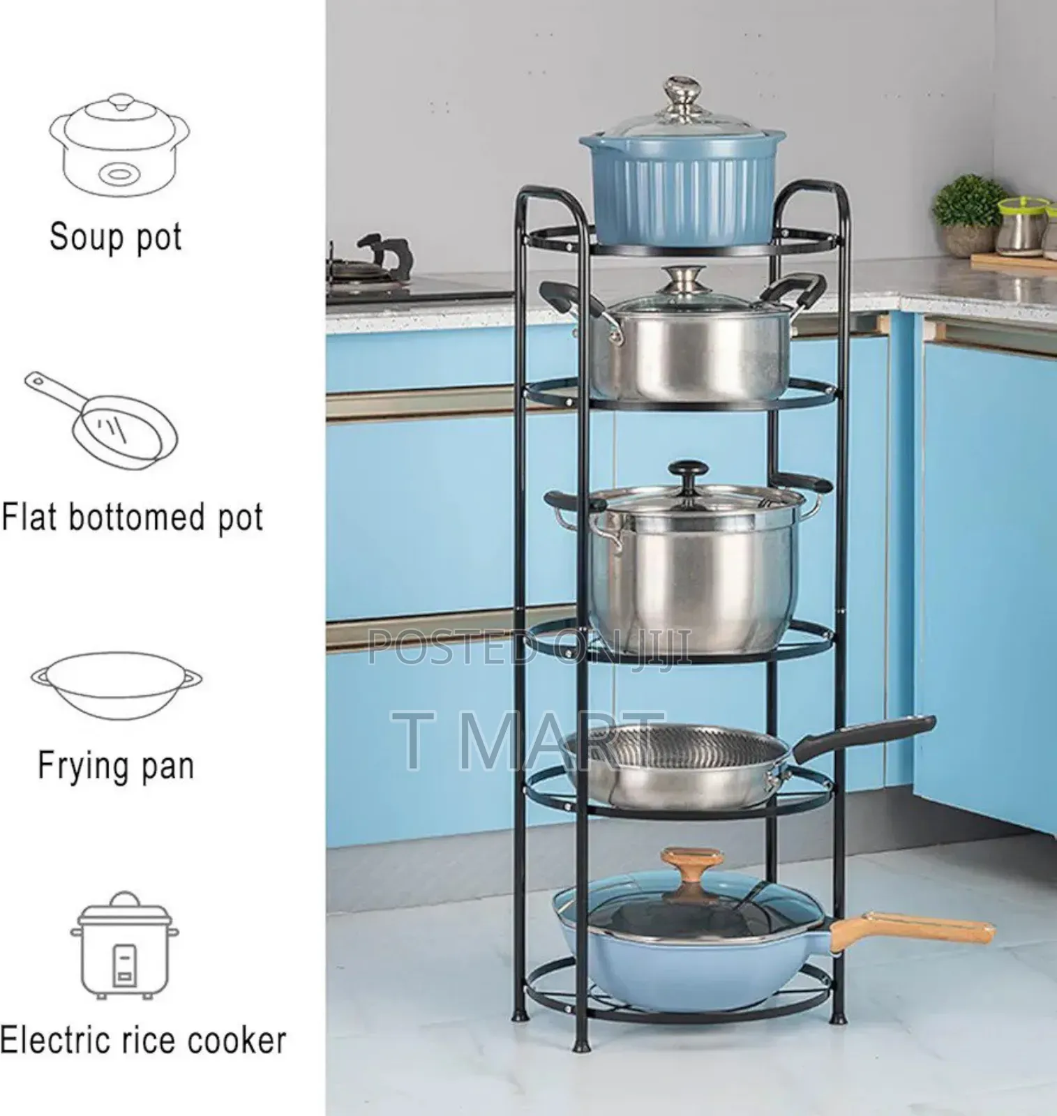 5 Trier Storage Cart