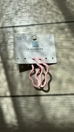 Pink Calliope Used Earrings