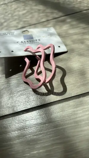 Pink Calliope Used Earrings