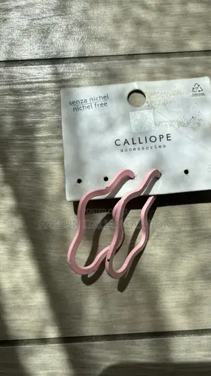 Pink Calliope Used Earrings