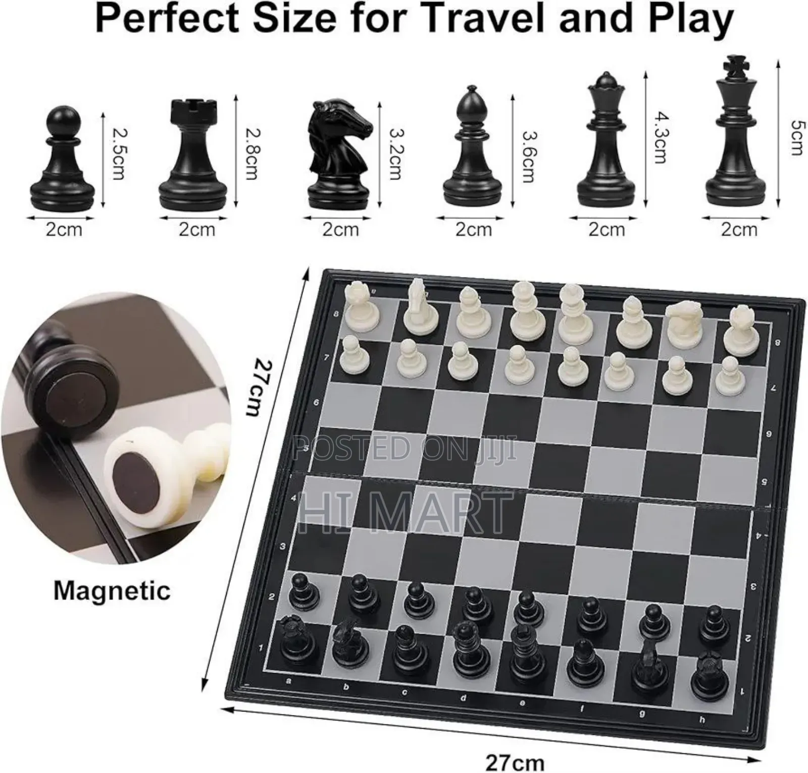 Magnetic Folding Travel Chess Set