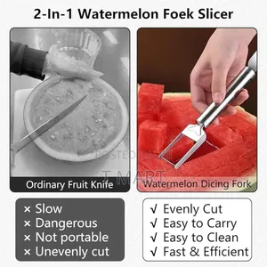 2 in 1 Watermelon Fork Slicer