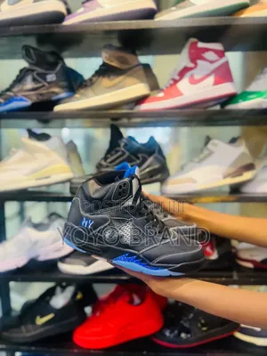 Air Jordan 5 Retro Ny Awake Black Fashion Boots