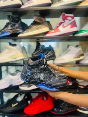 Air Jordan 5 Retro Ny Awake Black Fashion Boots
