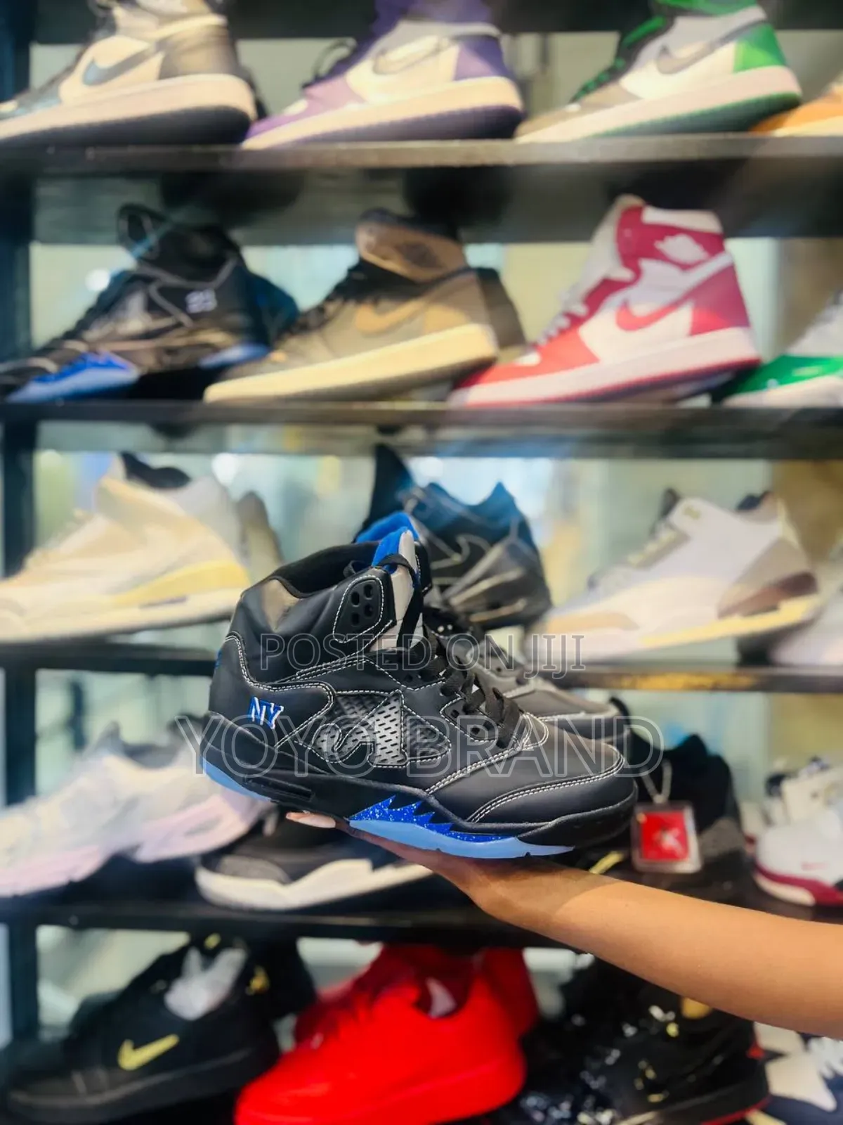 Air Jordan 5 Retro Ny Awake Black Fashion Boots