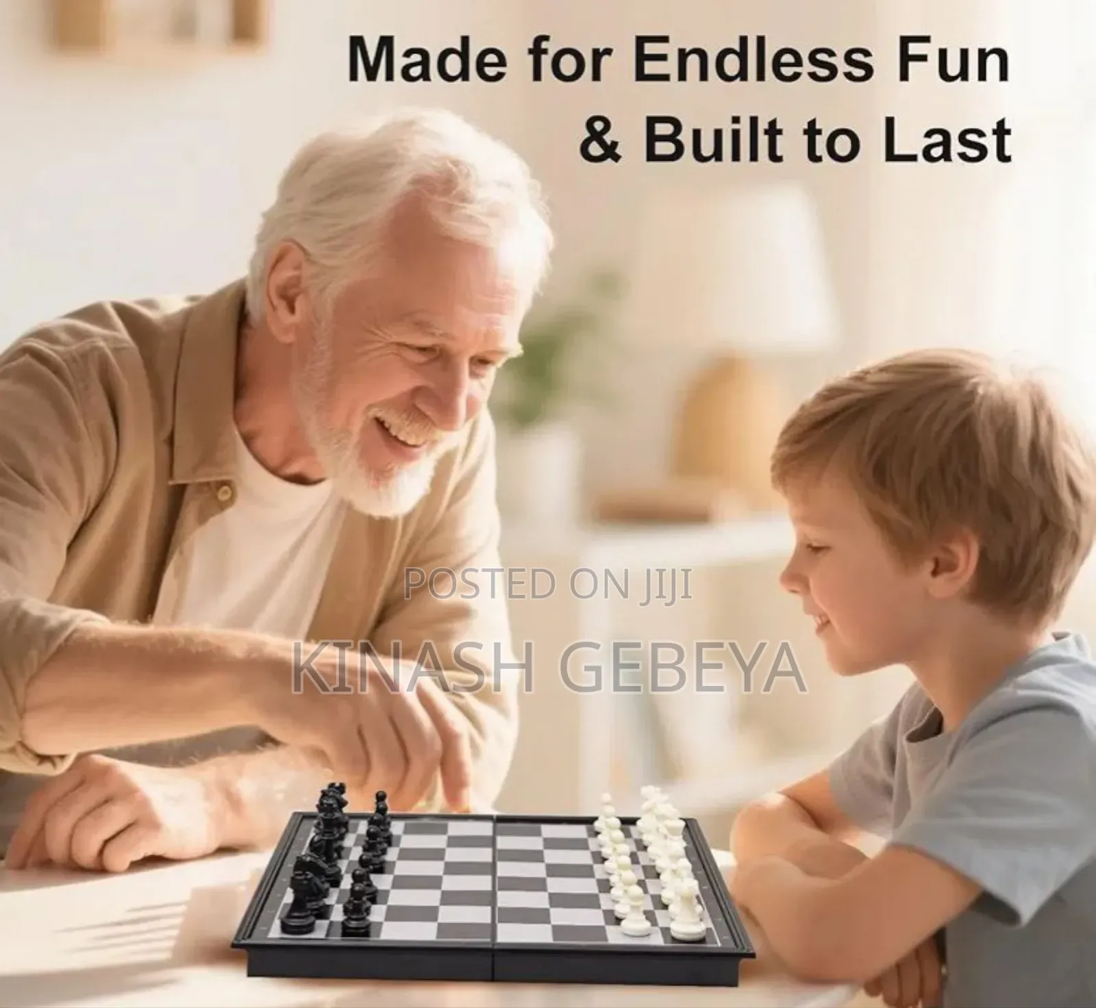 Magnetic Folding Travel Chess Set