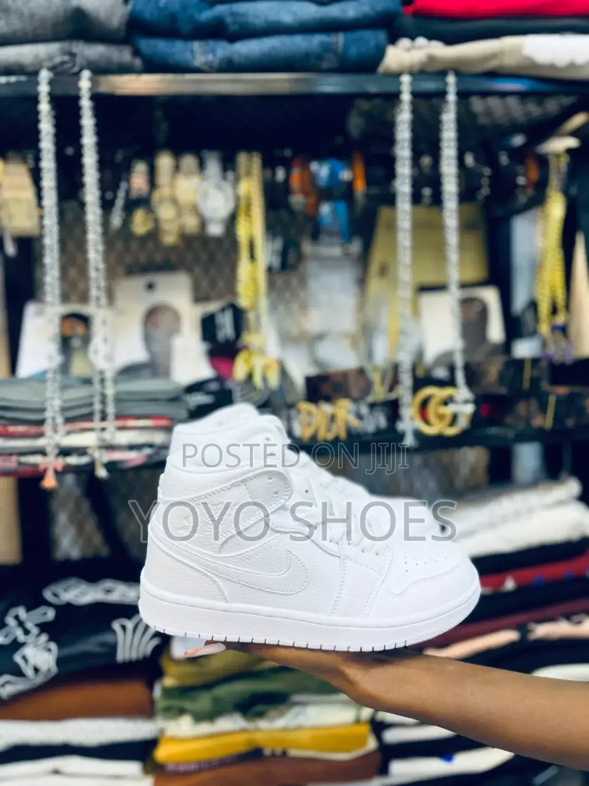 New Master Quality Air Jordan 1 High Triple White Boots