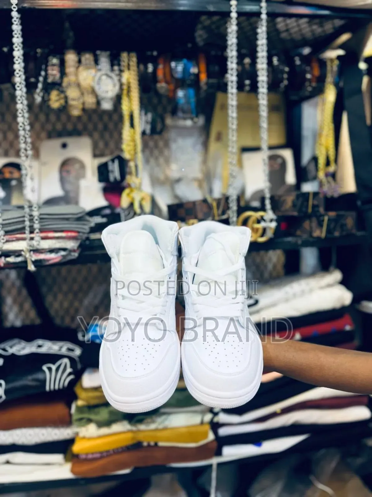 New Master Quality Air Jordan 1 High Triple White Boots