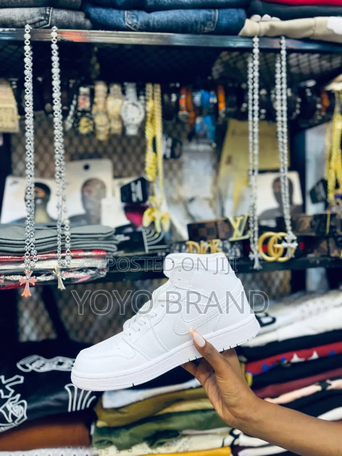 New Master Quality Air Jordan 1 High Triple White Boots