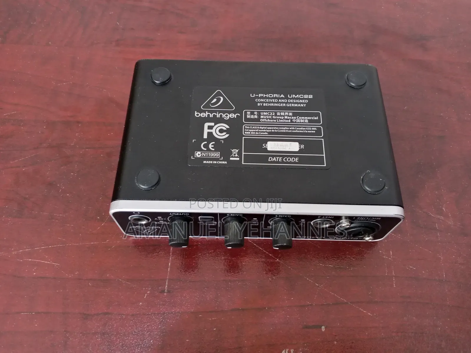 Behringer U-Phoria Umc 22hd