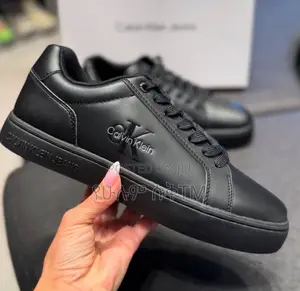 Calvin Klein Jeans Classic Cupsole ‘Triple Black’ Men’S Leather Shoes