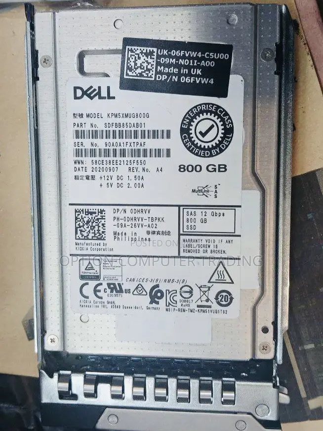 Dell 800 Gb Sata SSD