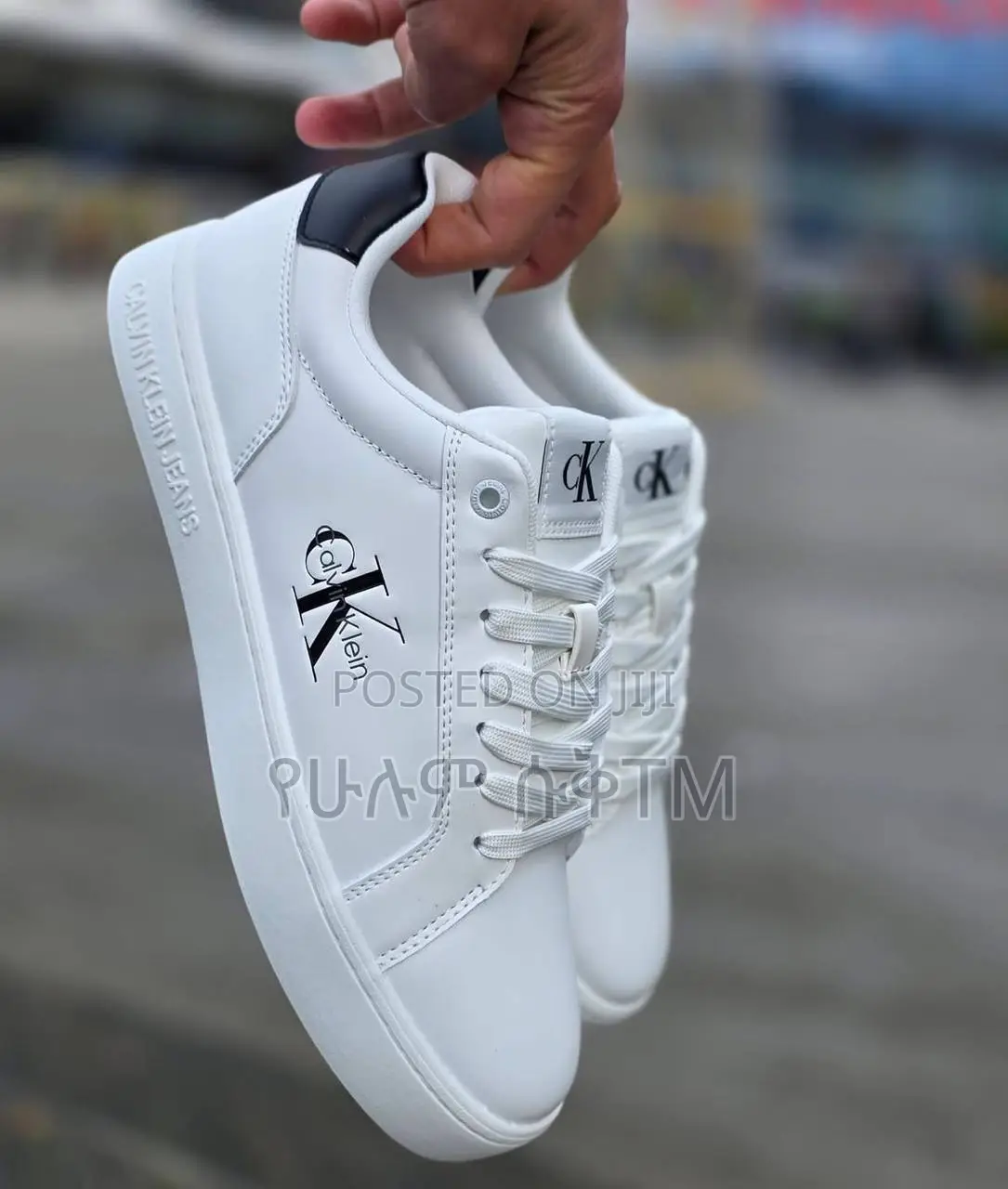 Calvin Klein Ck Jeans Cupsole ‘White/Black’ Men’S Flat Leather Shoes