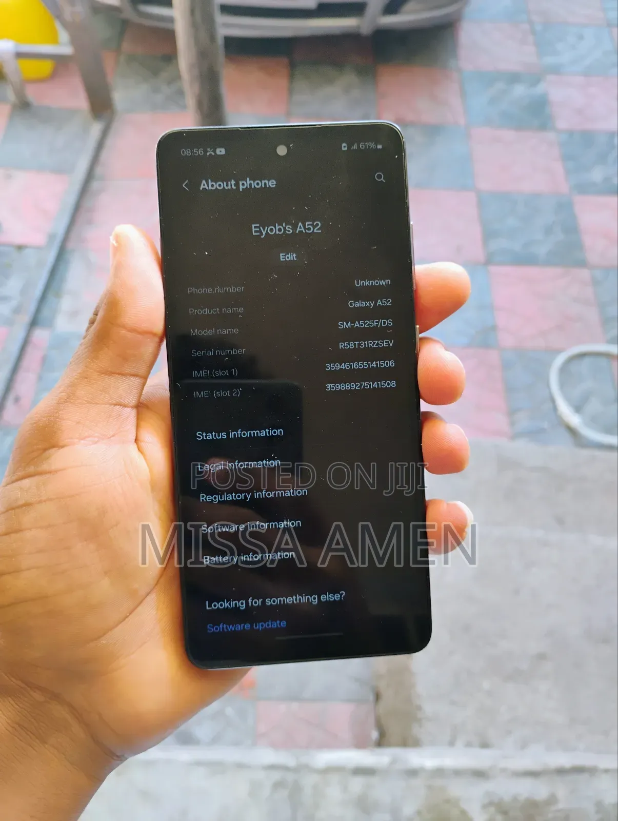 New Samsung Galaxy A52 128 GB Black