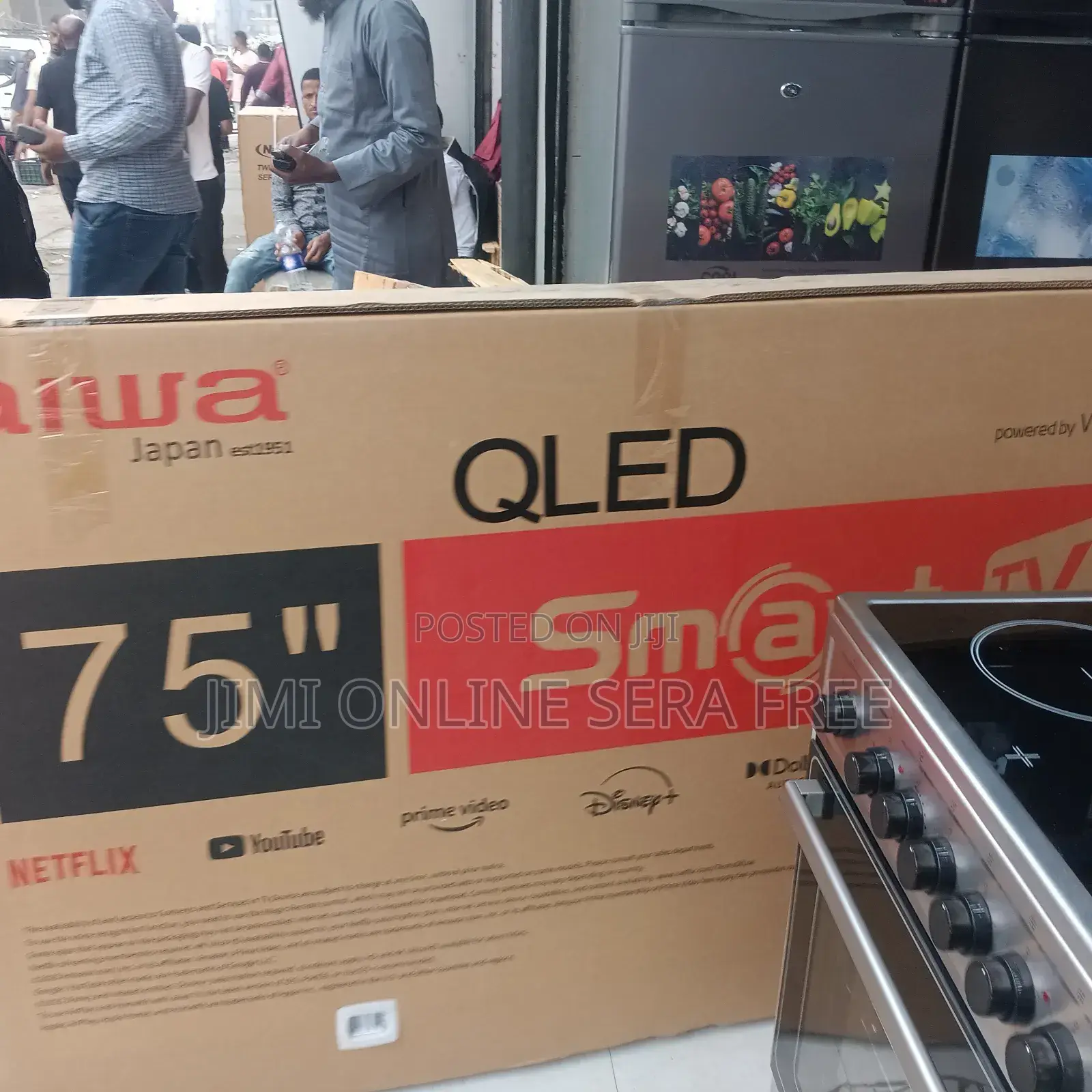 Aiwa Smart Qled Tv 75 Inch Android Framless Tv 2025 Model Brand