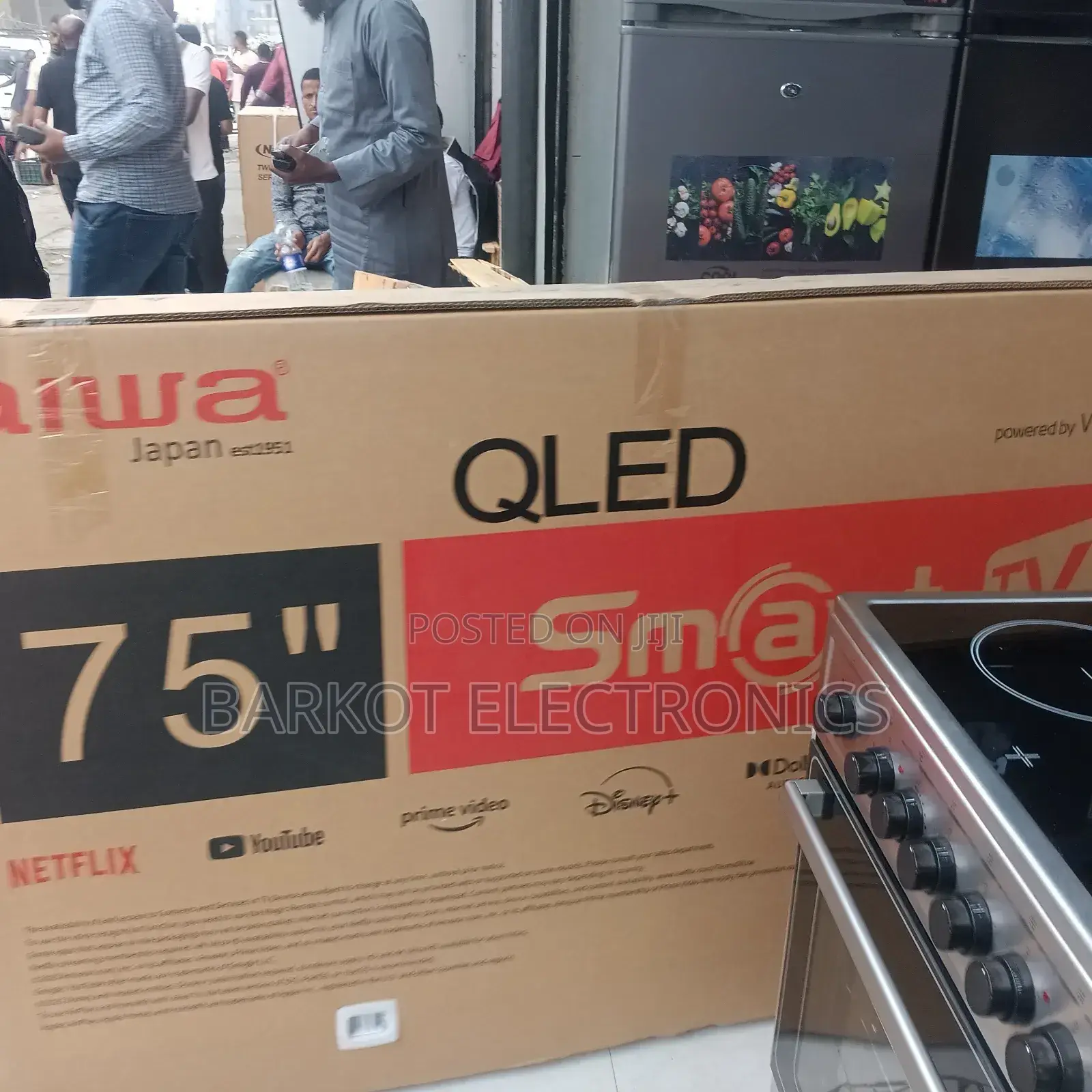 Aiwa Smart Qled Tv 75 Inch Android Framless Tv 2025 Model Brand