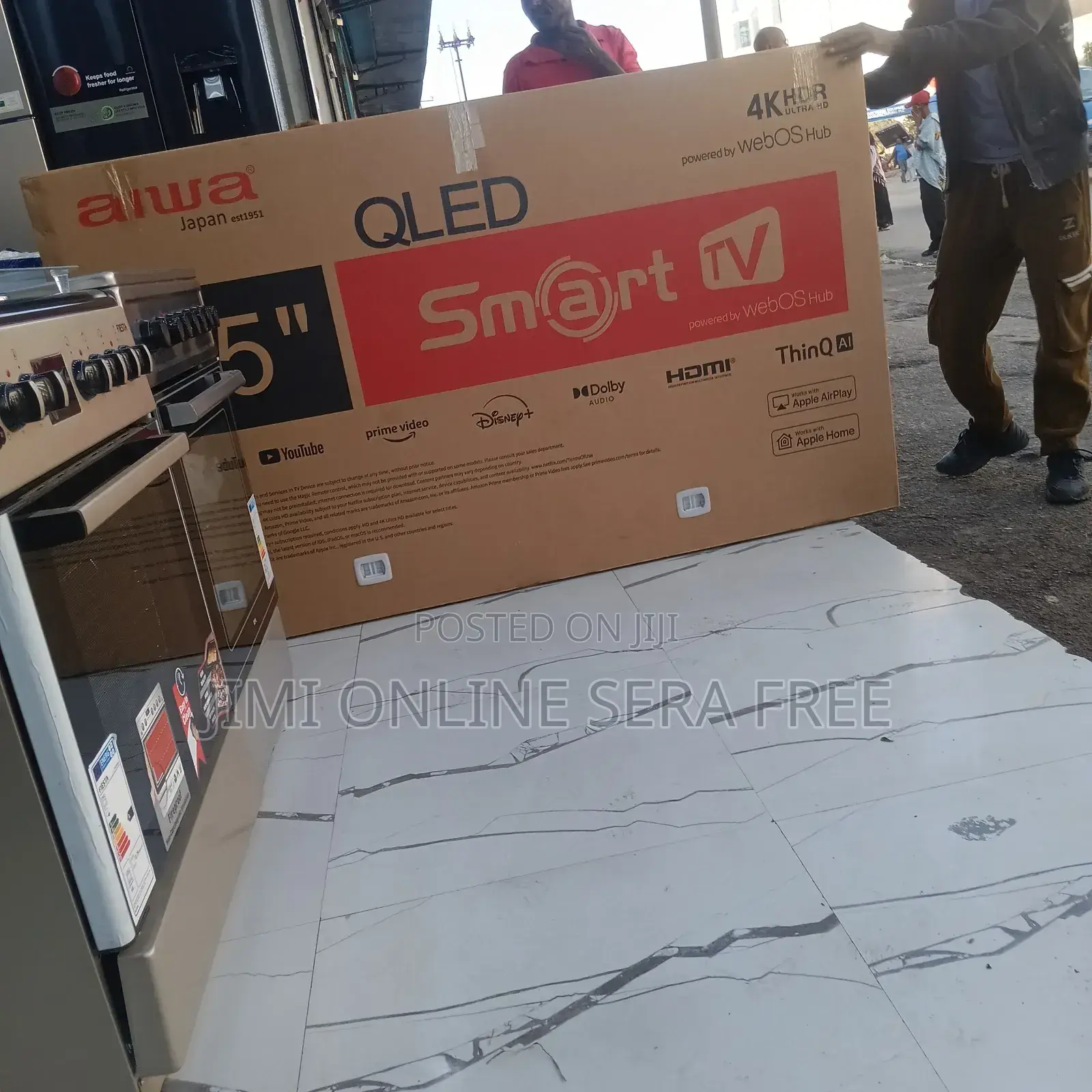 Aiwa Smart Qled Tv 75 Inch Android Framless Tv 2025 Model Brand