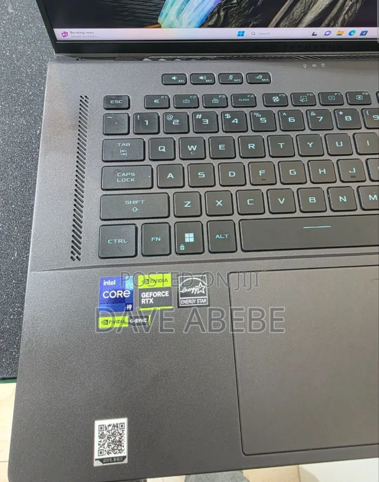 New Laptop Asus ROG Zephyrus G16 16GB Intel Core I9 SSD 1T