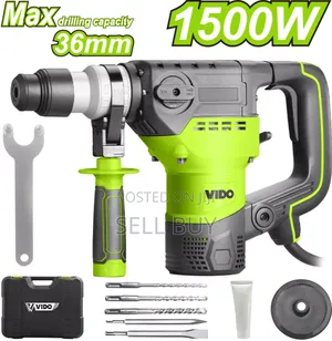 Vido 1500w Rotary 36mm Hammer Drill