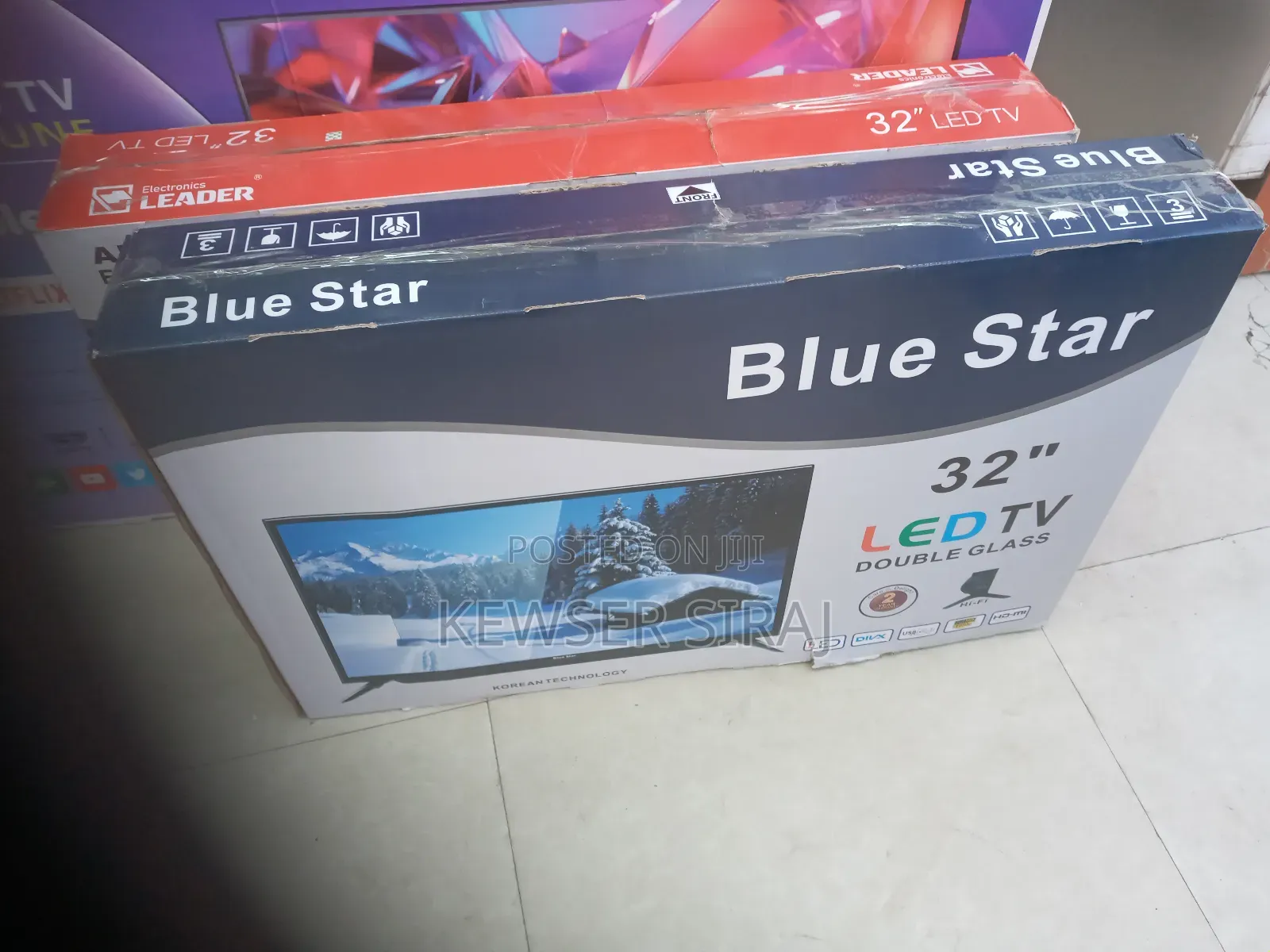 Blue Star 32inch Tv Smart Android Double Glass
