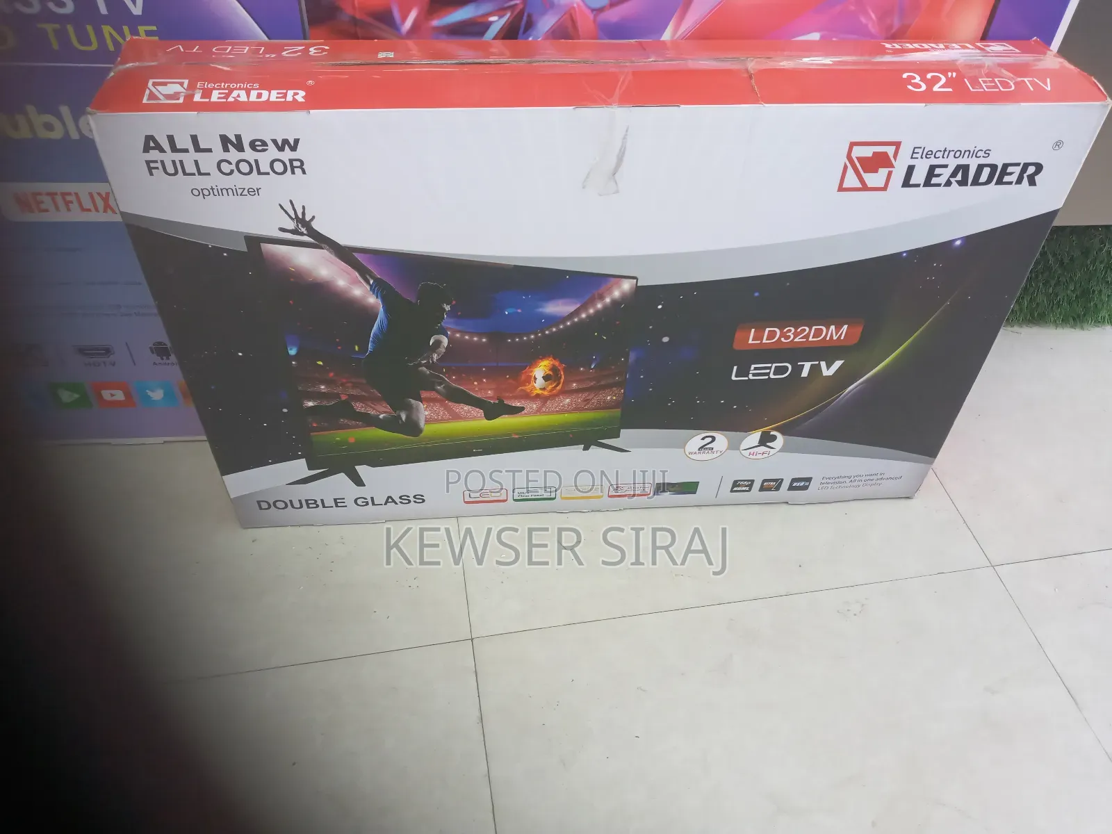 Leader 32inch Tv Smart Android Double Screen Led Tv Full Hd Quality