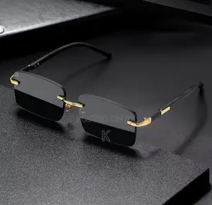 Rimless Retro Sunglasse