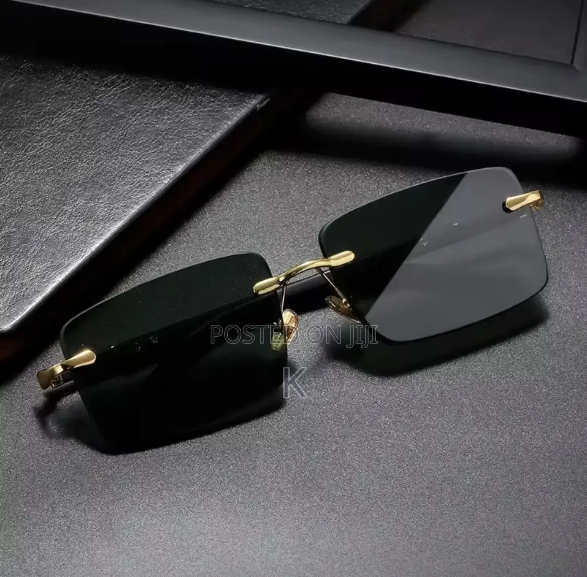 Rimless Retro Sunglasse