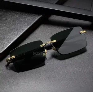 Rimless Retro Sunglasse