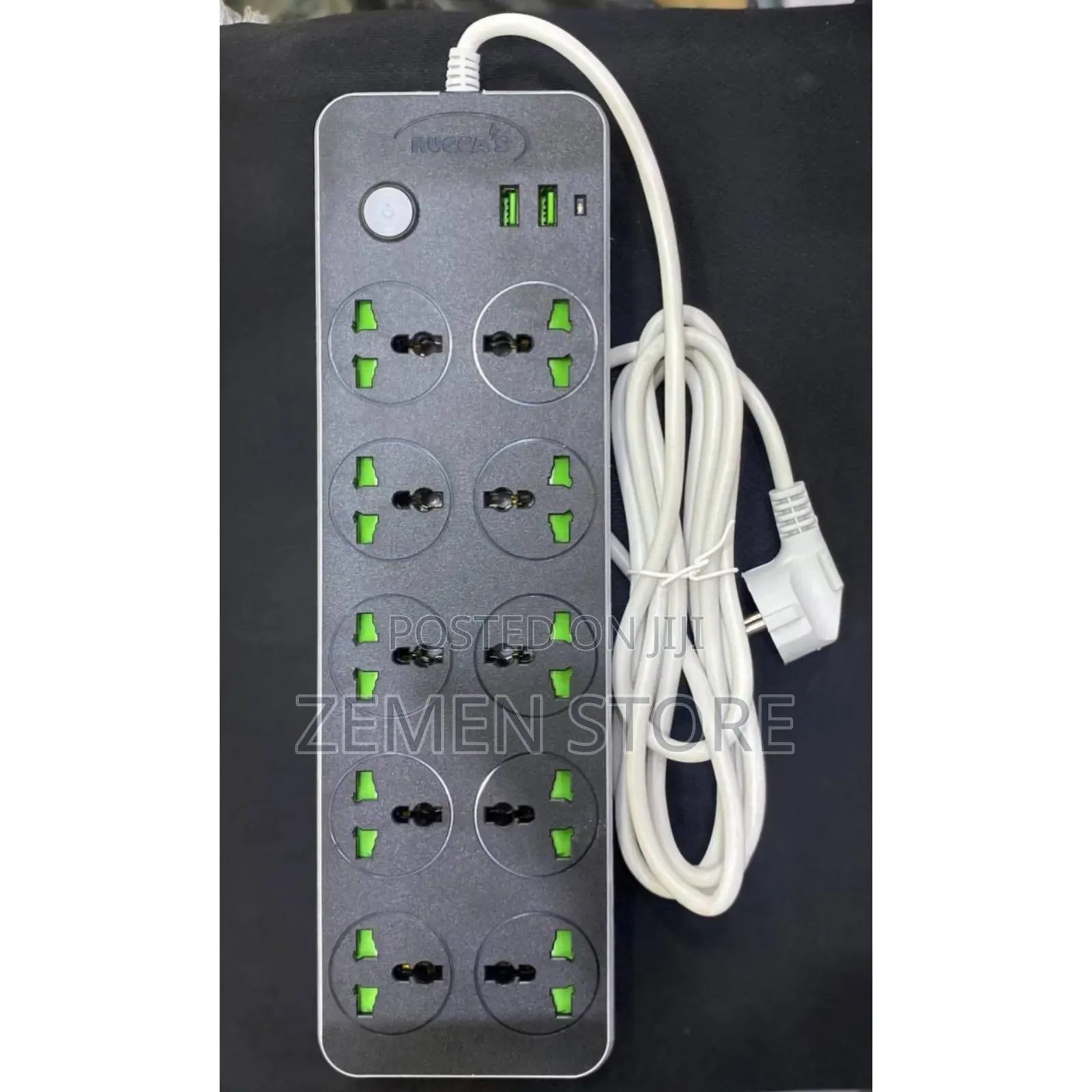 Rugga's Power Socket | ባለ 10 ሶኬት እና Usb Extension