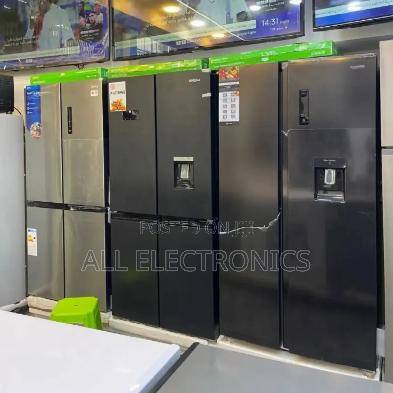 National 650litre Side by Side Fridges