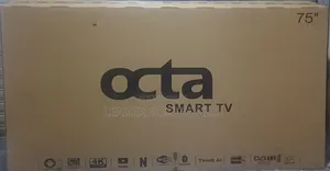 Octa 75'' Smart Android Tv – Giant Screen, Double Glass Power!