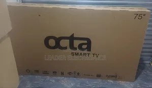 Octa 75'' Smart Android Tv – Giant Screen, Double Glass Power!